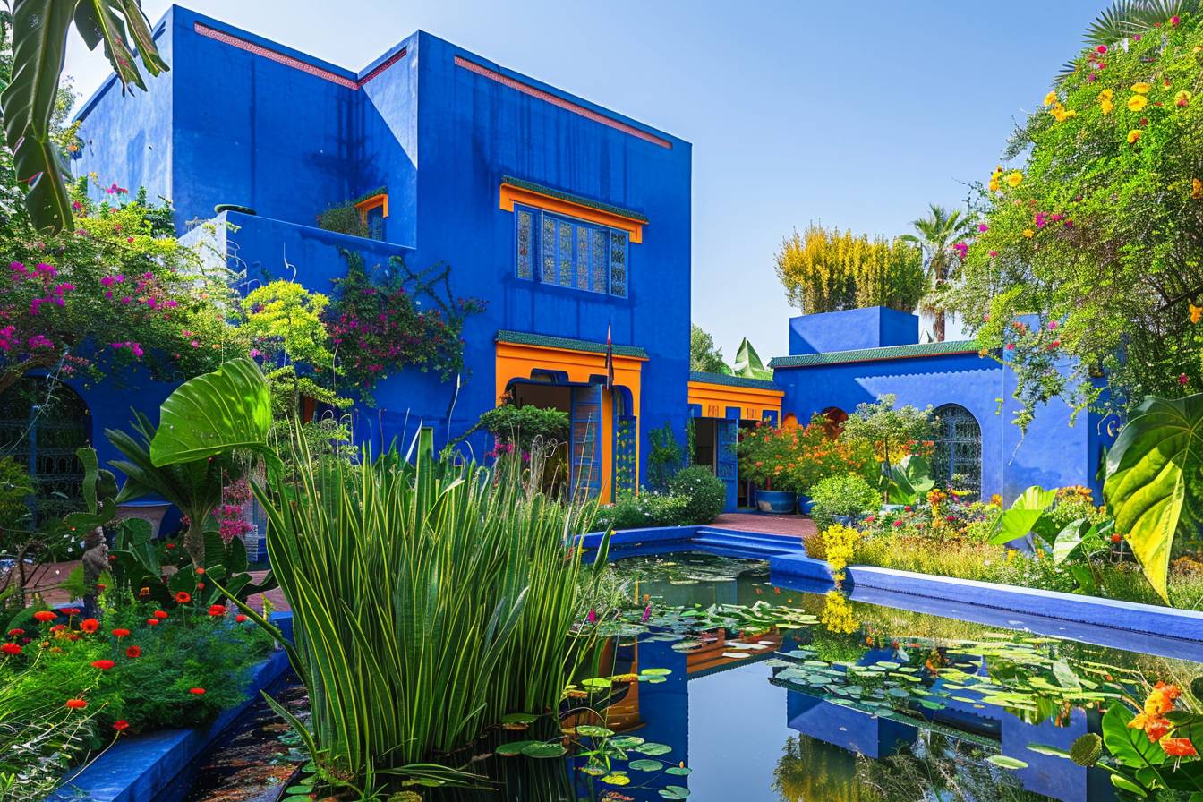 La splendeur du jardin majorelle à marrakech : un havre de paix et de couleurs